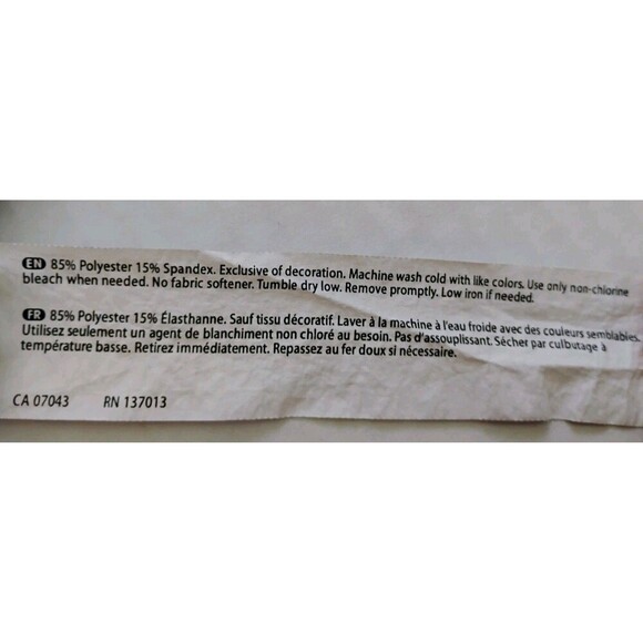 Balance Collection Women's Black & White‎ Rose Floral Print Leggings Size M Yoga - Picture 5 of 6